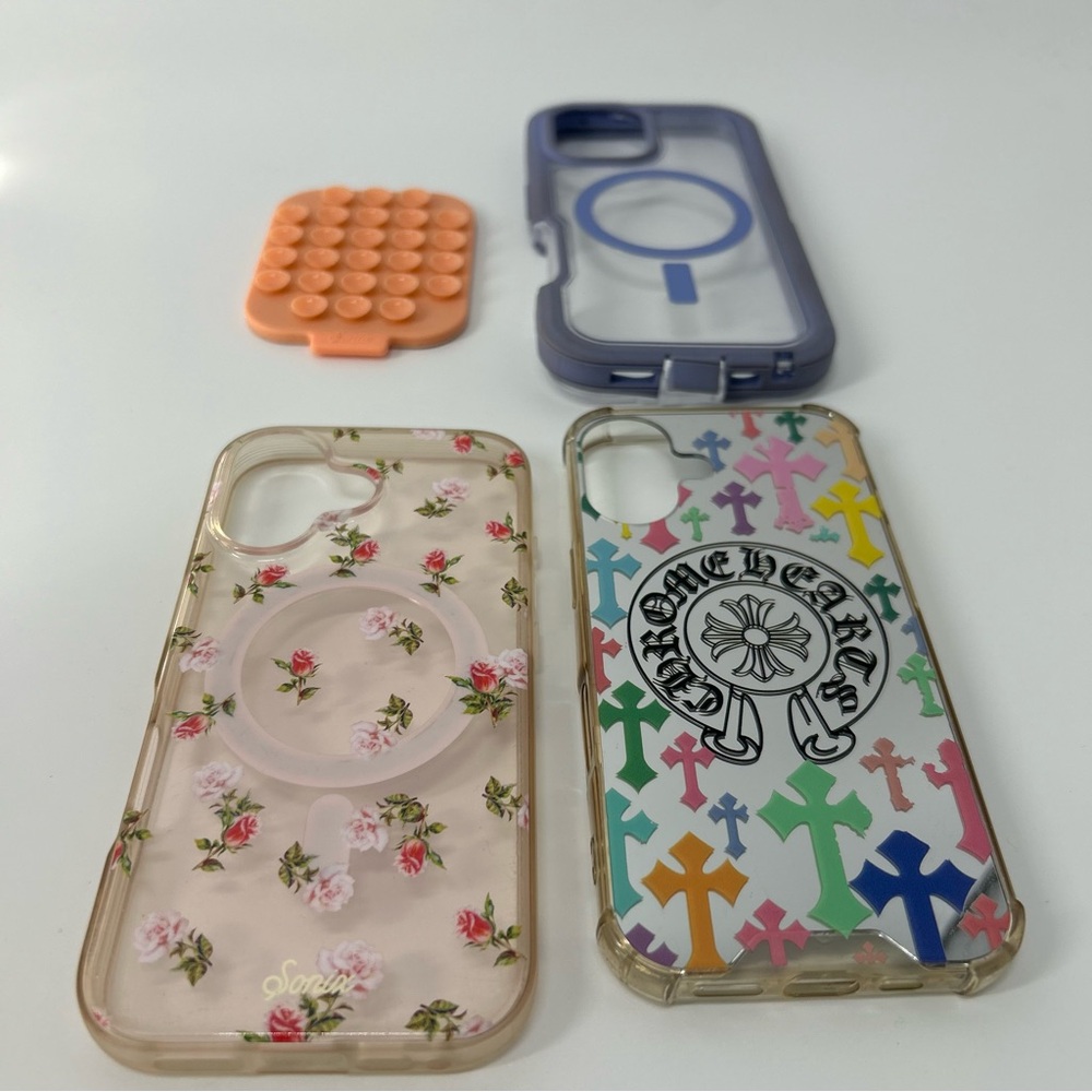 Sonix, Chrome Hearts Floral and Cross Pattern Phone Cases iPhone 16 accessories